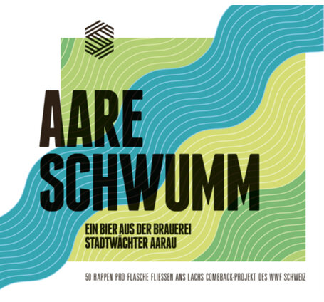 Aareschwumm Summer Ale Stadtwächter Bier Aarau 33 cl EW Flasche (auf Anfrage) 