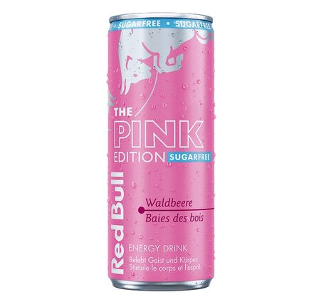 Red Bull Pink Edition Waldbeere Sugarfree Energy Drink