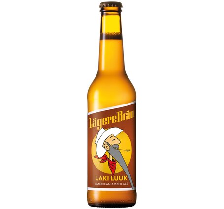 Lägere Bräu Laki Luuk American Amber Ale 33 cl EW 