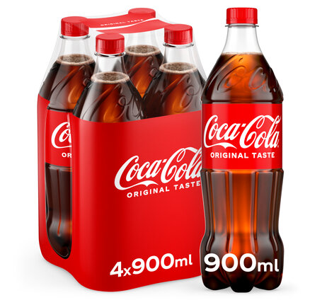 Coca-Cola 90 cl PET 2x4-Pack (auf Anfrage)