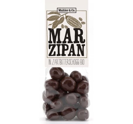 Mahler Marzipan in Zartbitterschoggi Bio 140g