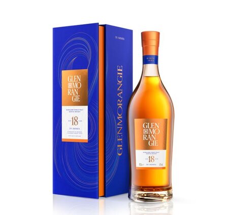 Glenmorangie 18 years Single Malt Whisky (Blauer Geschenkkarton)