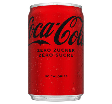 Coca-Cola Zero 15 cl Dosen (auf Anfrage)