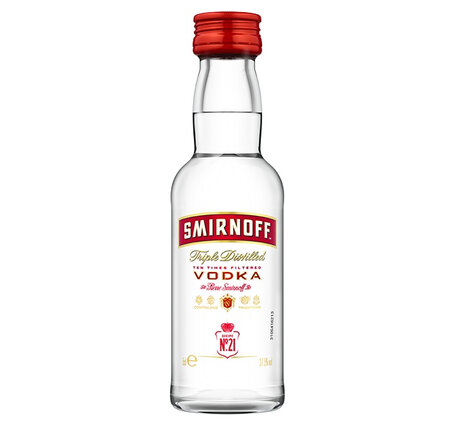 Vodka Smirnoff weiss 5 cl Portion (solange Vorrat, voraussichtlich ab September 2024 wieder lieferbar)