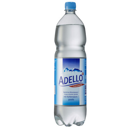 Adello prickelnd 1.5 L PET Har. Dep. 5.- Einwegfl. 