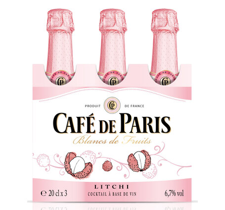 Café de Paris Litchi 20 cl France (Preis pro Flasche!) (solange Vorrat, kein neuer Liefertermin bekannt)