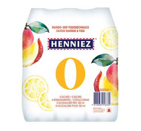 Henniez Esprit Fruits Mango/Yuzu 0-Kalorien 50 cl PET