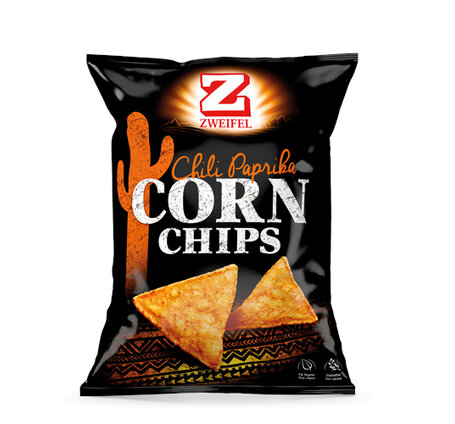 Zweifel Corn Chips Chili Paprika 125g