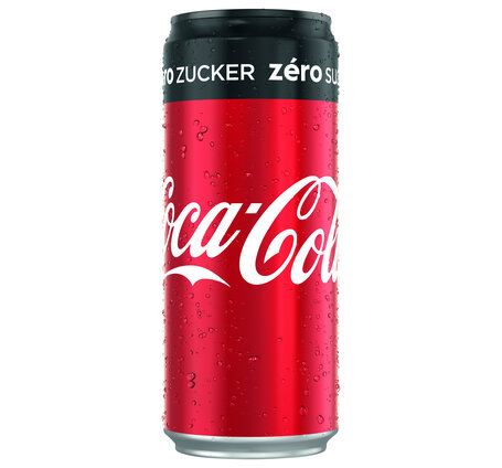 Coca-Cola ZERO 33cl Dosen (hoch)