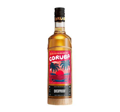 Rum Coruba N.P.U. OVERPROOF 74 Vol.% zum Flambieren