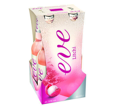 Eve Litchi 4-Pack EW-Flasche