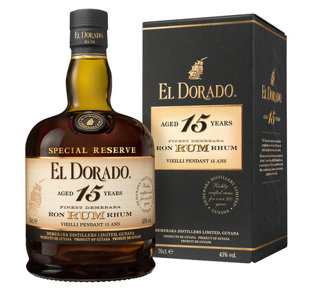 Rum El Dorado 15 years old (Trophy Winner "Best Rum Worldwide")