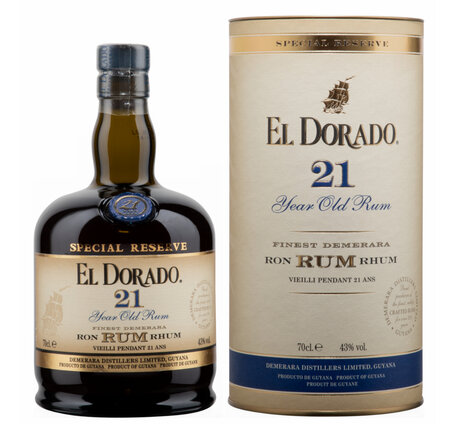 Rum El Dorado 21 years old