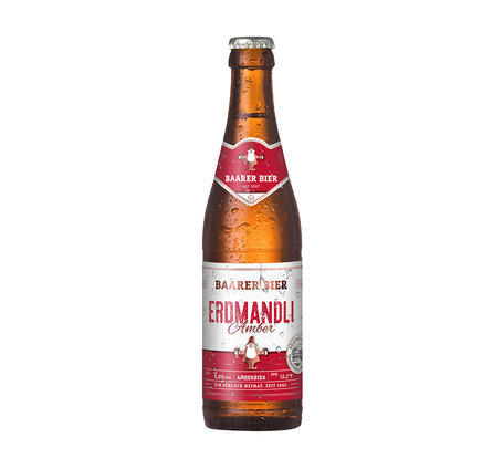 Erdmandli Amber Brauerei Baar 33 cl 10er Harass Flaschendepot -.30 