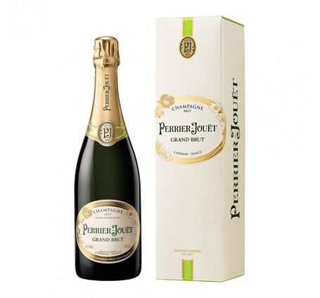 Champagne Perrier Jouët Grand brut in Geschenkbox (auf Anfrage)