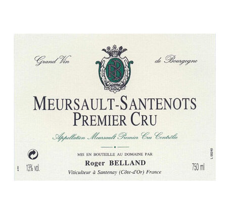 Meursault blanc Santenots 1er Cru Domaine Roger Belland