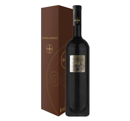 Primitivo Senza Parole Rosso 1.5 L Magnum Primitivo Salento Amabile Puglia IGP (1er Geschenkkarton)