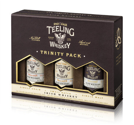 Whiskey Teeling Trinity Pack 3 x 5 cl Single Malt / Single Grain / Small Batch