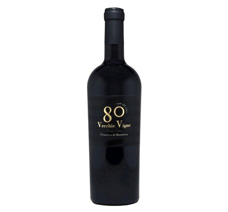 Primitivo di Manduria DOP 80 Vecchie Vigne, Cigno Moro Apulien