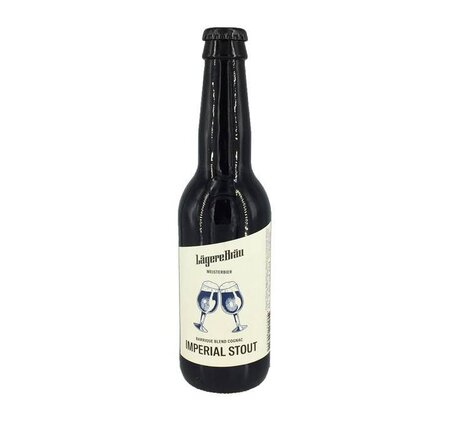 Lägere Bräu Imperial Stout Cognac Barrique Blend Meisterbier 33 cl EW-Flasche

