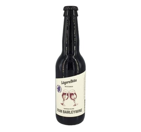 Lägere Bräu Meisterbier Rum Barleywine Barrique Blend 33 cl EW-Flasche