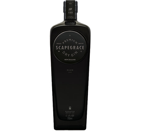 Gin Scapegrace Premium Black Dry Gin New Zealand ( solange Vorrat, kein neuer Liefertermin bekannt )