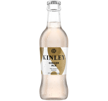 Kinley Ginger Ale 2 dl, EW Glas