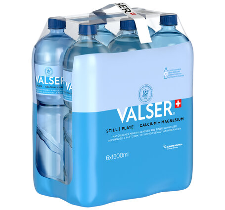 Valser Calcium + Magnesium STILL 1.5 L PET 6-Pack